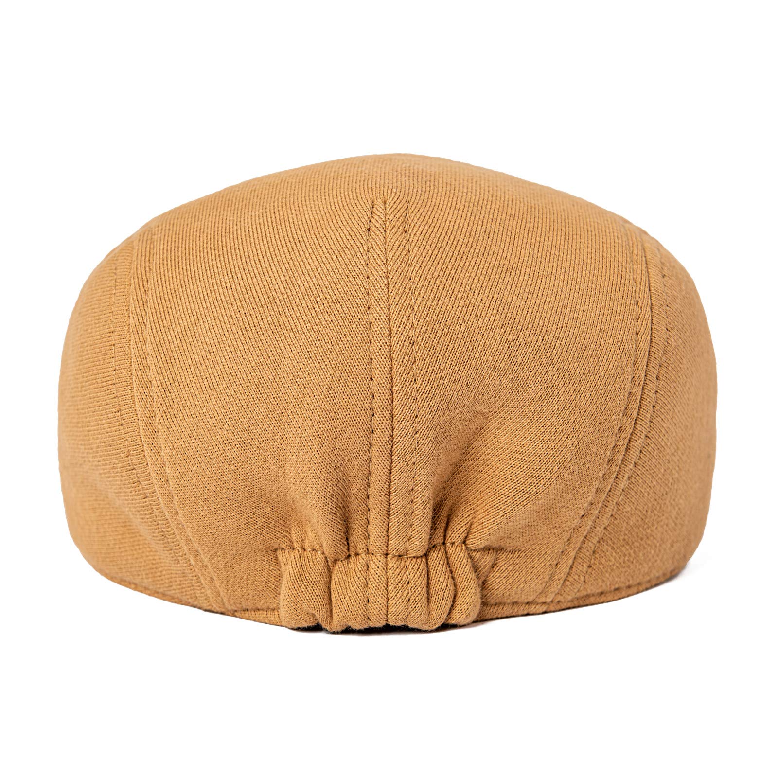 FEINION Men Cotton Newsboy Cap Soft Fit Cabbie Hat