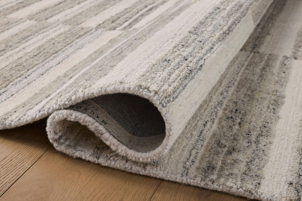 Loloi Magnolia Home by Joanna Gaines Rae Collection RAE-02 Charcoal/Mist 2'-3" x 3'-9" Accent Rug