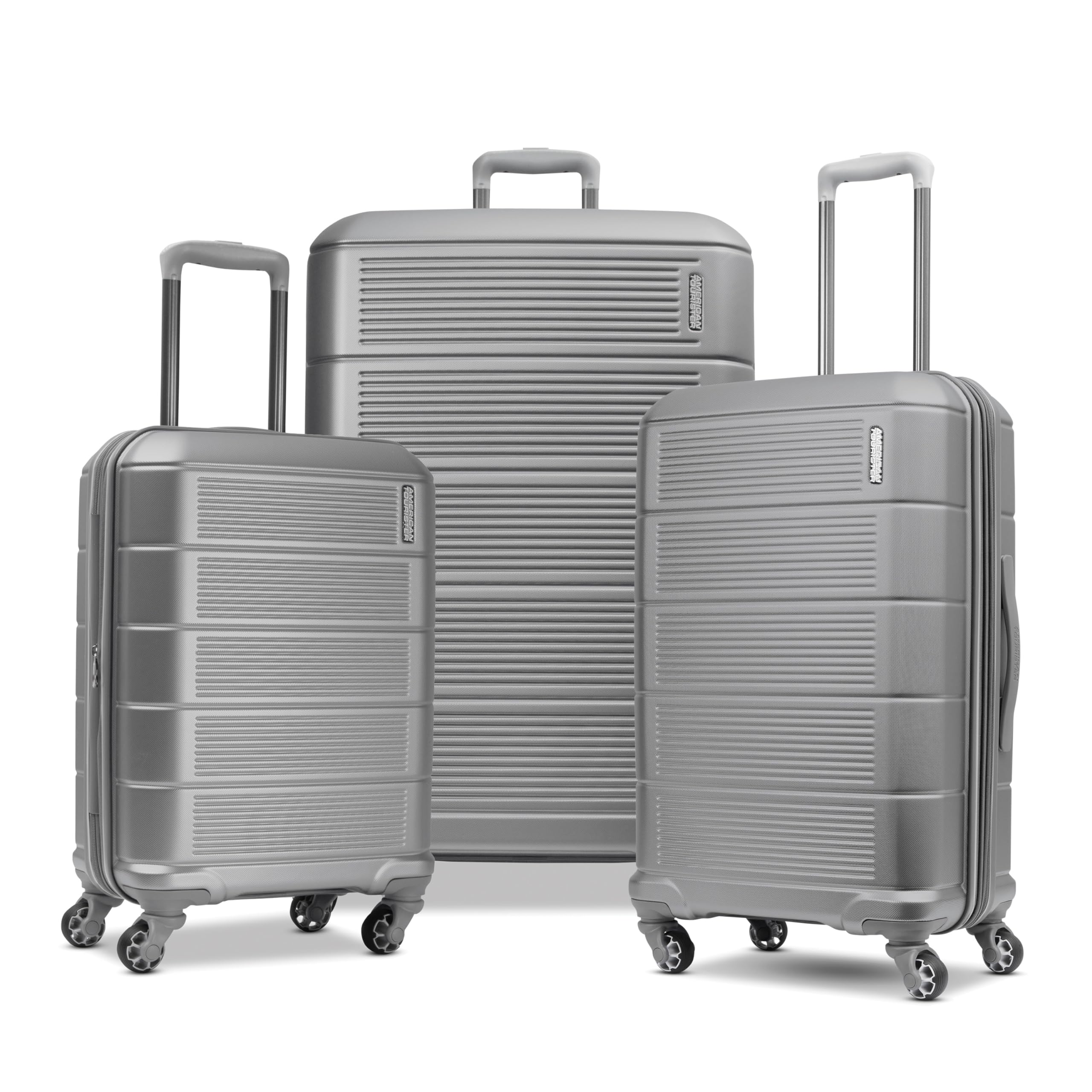 American Tourister Stratum 2.0 Expandable Hardside Luggage with Spinner Wheels, 2-Piece Set 20/28, Blue