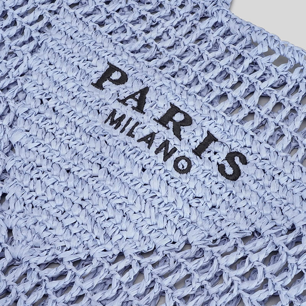 POOOPSSD New Woven Bag, Straw Mesh Tote Bag, Beach, Shoulder Bag, Hobo Women, Foldable Large Capacity, for Holiday.