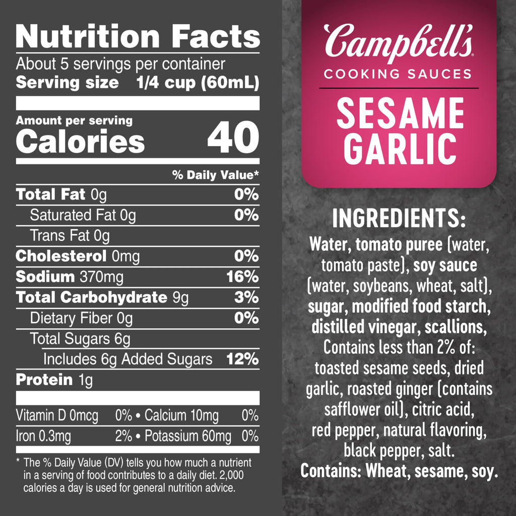 Campbell's Cooking Sauces, Hearty Beef Stew, 12 Oz Pouch