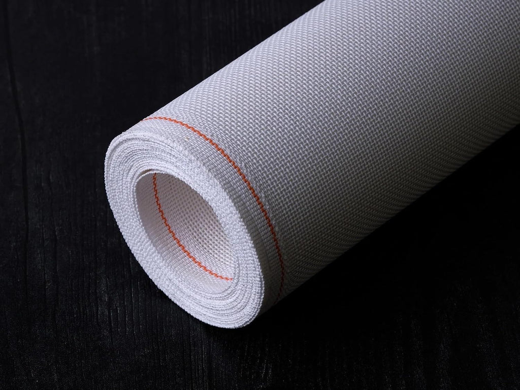 Zweigart Orange Line Blank MonoDeluxe 13-Mesh White Needlepoint Canvas 20" X 18"