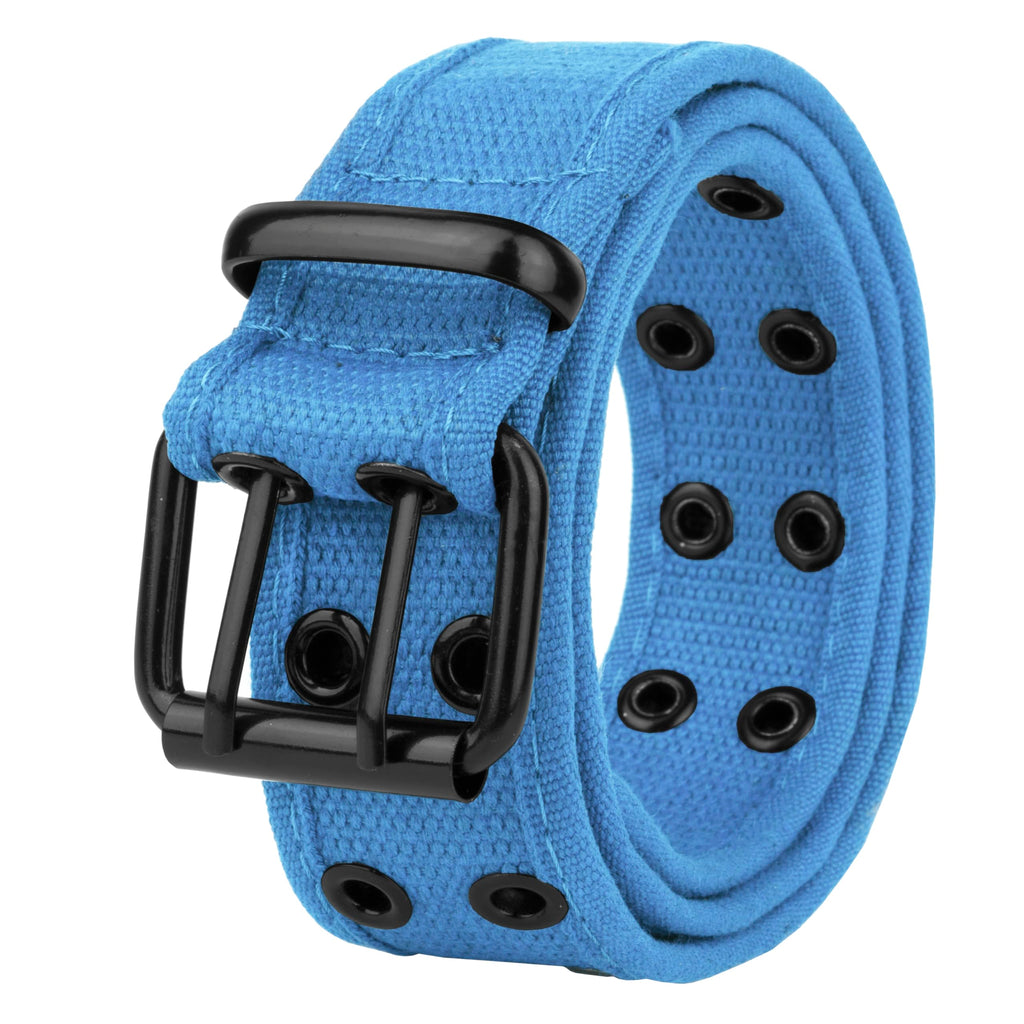 Gelante Canvas Double Grommet Hole Belt 12 Colors