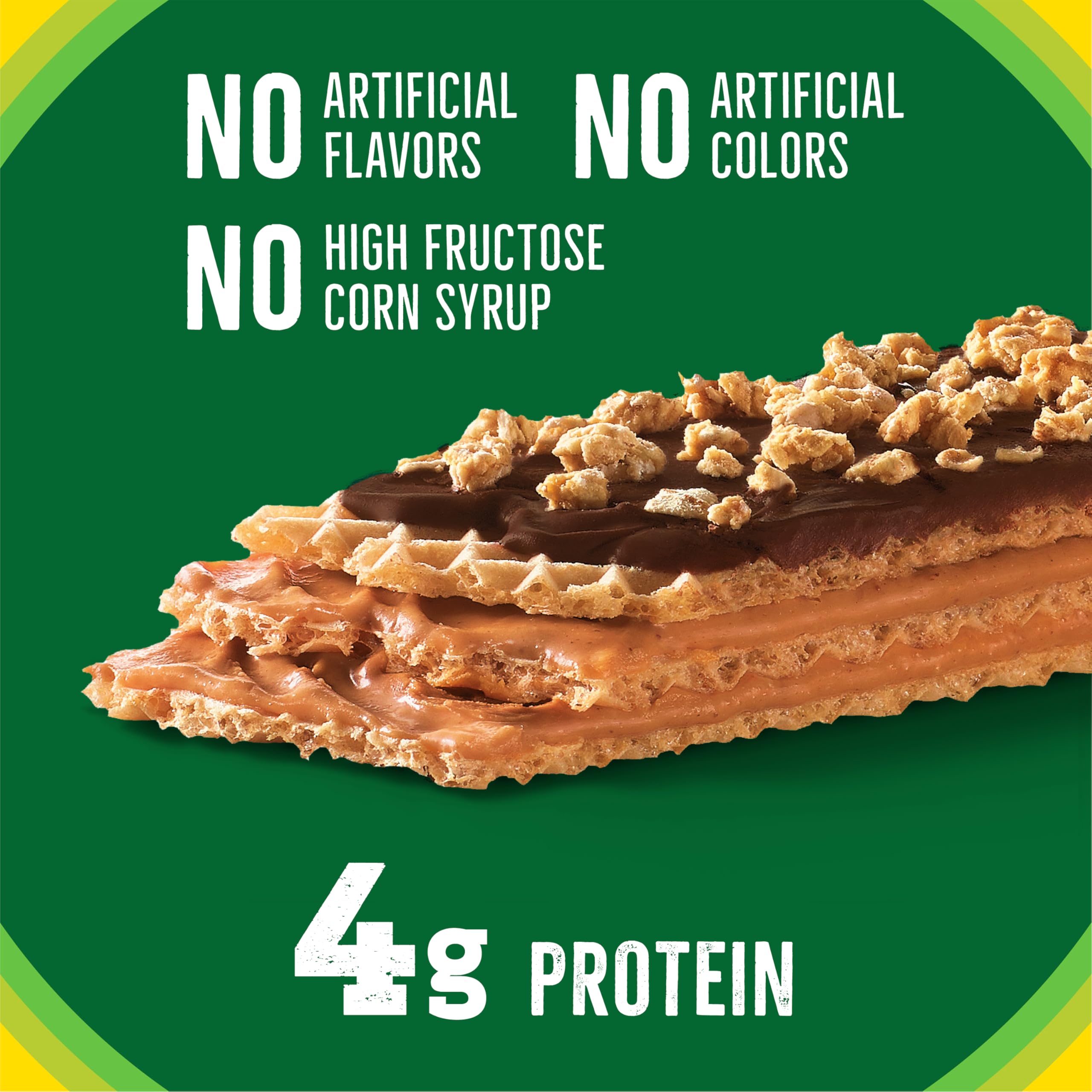 Nature Valley Crispy Creamy Wafer Bars, Blueberry, Whole Grain, 5 Bars, 6.5 oz