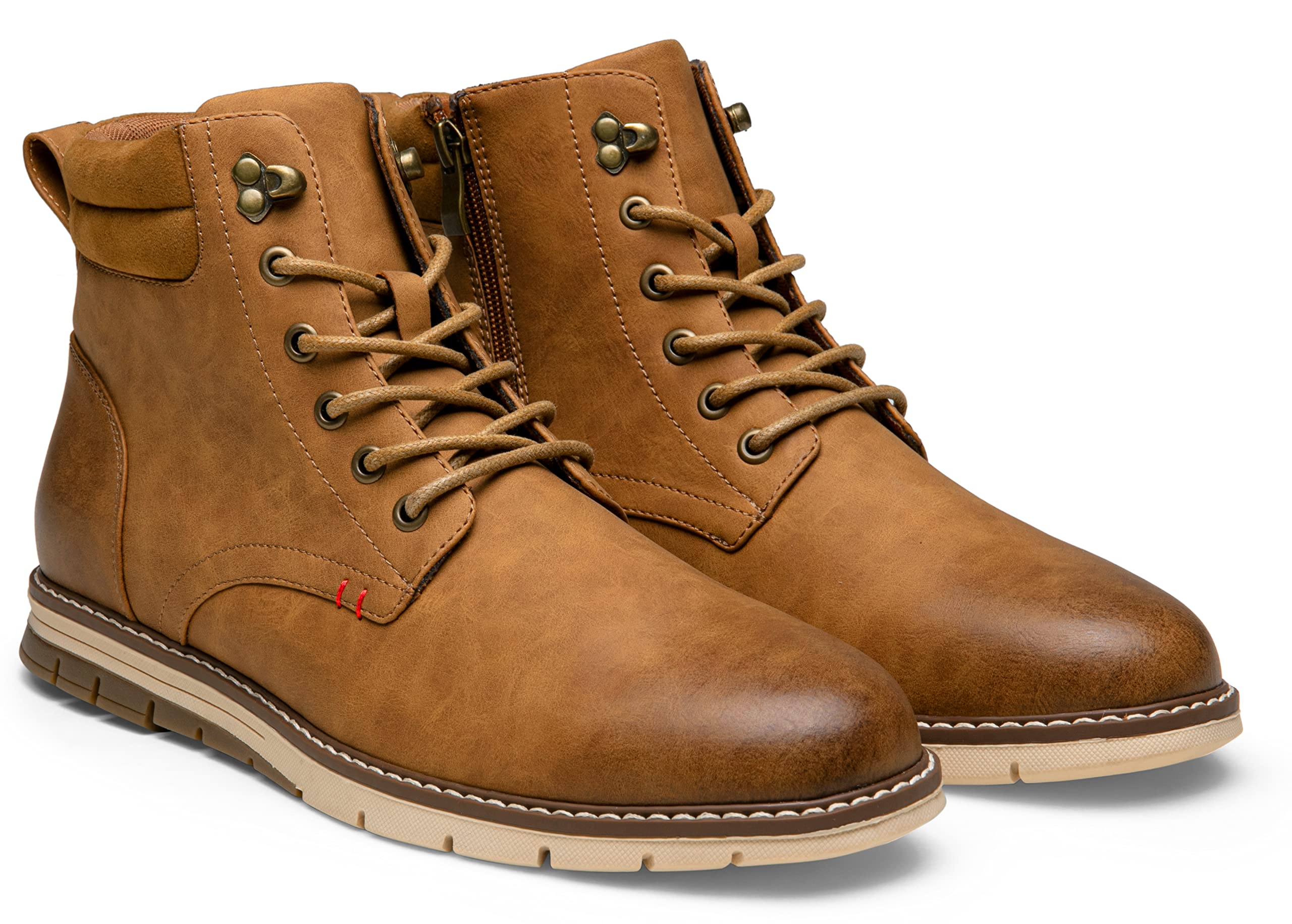 Vostey Boots for Men Casual Dress Shoes Fashion Waterproof Men's Motorcycle Boots