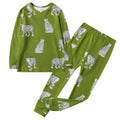 Owlivia 100% Organic Cotton Baby Long Sleeve Pajama Sets, Toddler Boy Girl 2-Piece Sleepwear