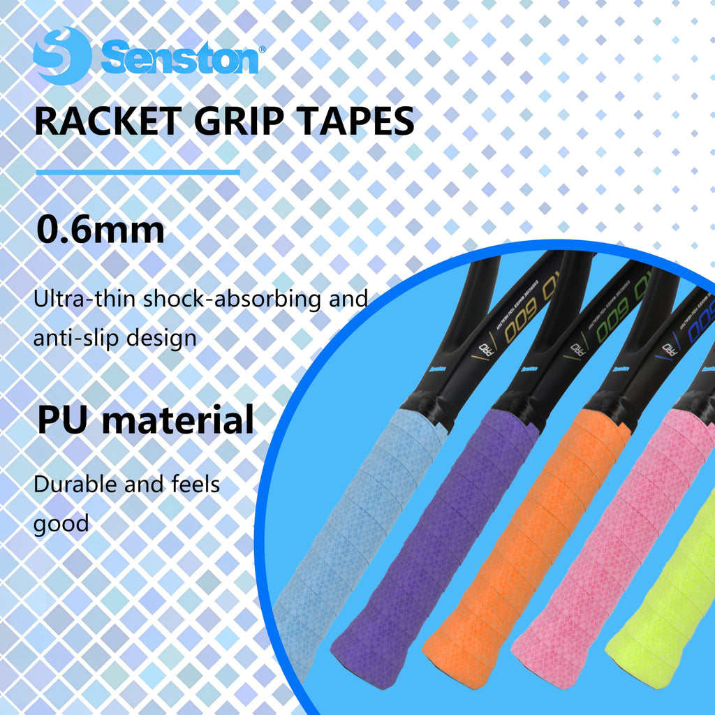 Senston New Rackets Grip Anti Slip Perforated Super Absorbent Tennis Overgrip Badminton Overgrip Pickleballs Overgrip