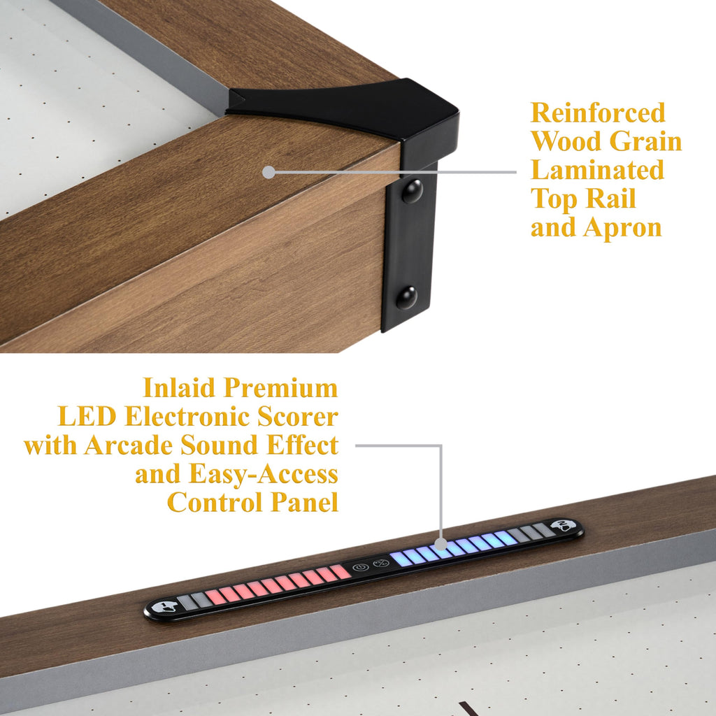 Barrington Billiards Air Hockey Table with Accessories, Perfect for Family Game Rooms | with Accessories