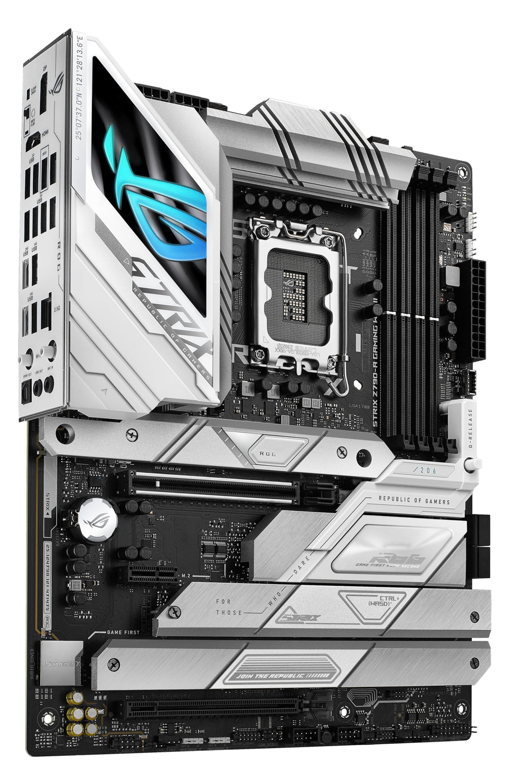 ASUS ROG Strix Z790-E Gaming WiFi 6E LGA 1700(Intel 14th,13th&12th Gen) ATX gaming motherboard(PCIe 5.0, DDR5,18+1 power stages,2.5 Gb LAN,Thunderbolt 4,5xM.2, 1xPCIe 5.0 M.2,Front panel USB 3.2 port)