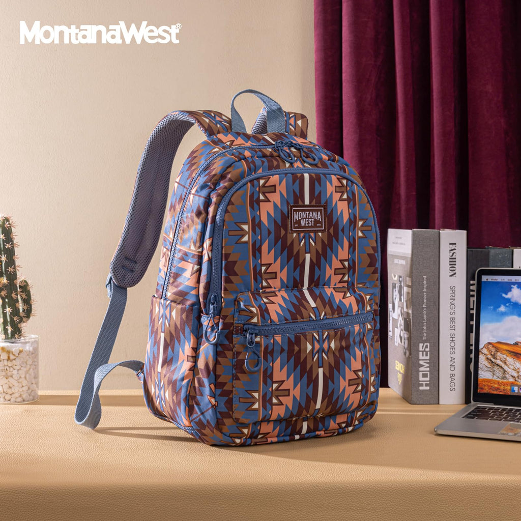 Montana West Backpack Purse for Women Western Aztec Backpack Purse Lightweight Casual Daypack for Travel