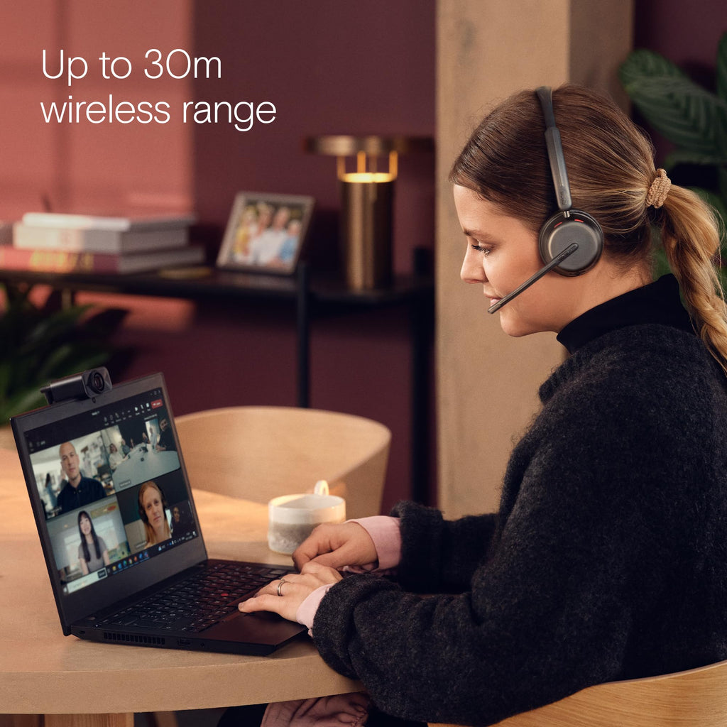 EPOS Impact 1061 ANC High-Performance Bluetooth Headset for PC - Double-Sided, Advanced Noise Cancellation, EPOS AI, Super Wideband Audio, Intuitive Controls, for Professionals in Loud Workspaces