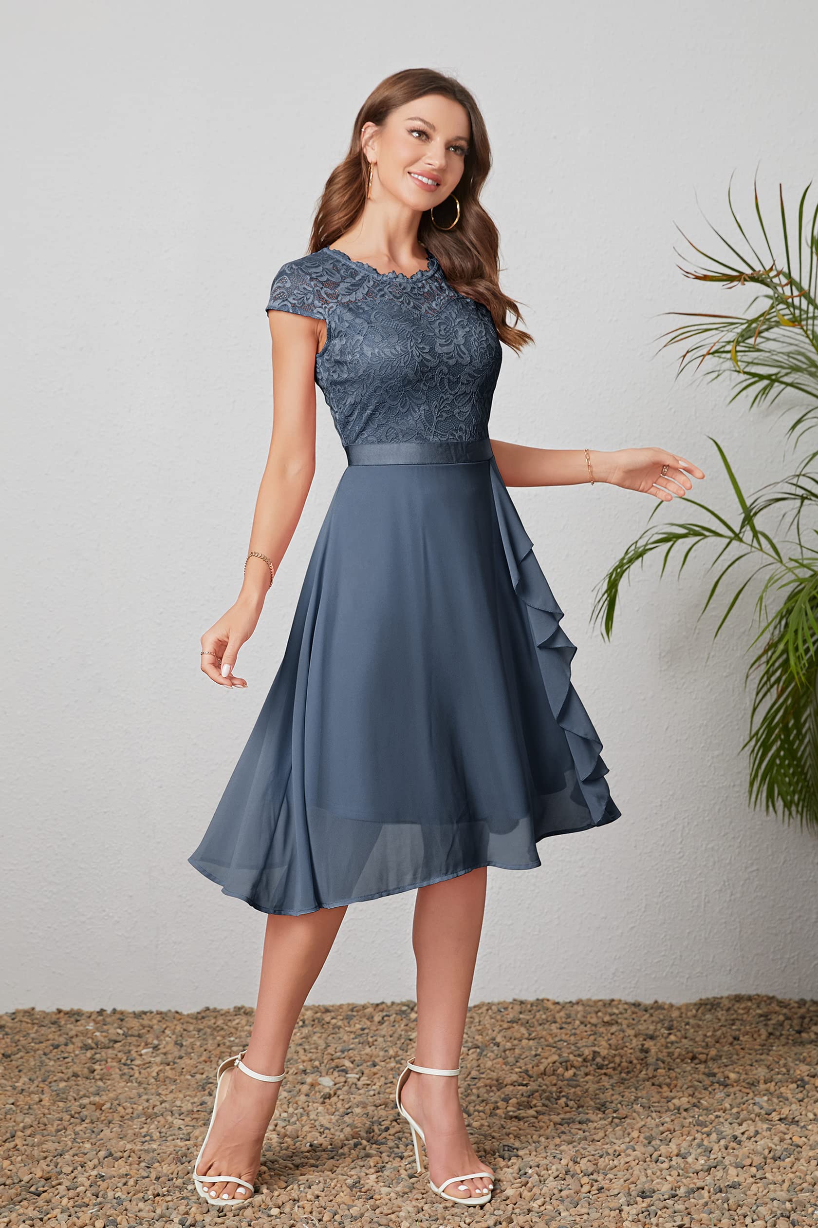 Women's Cocktail Dresses for Women Evening Party, Tea Party Dress for Women 2025 Wedding Guest Dress Prom Semi Formal Dress