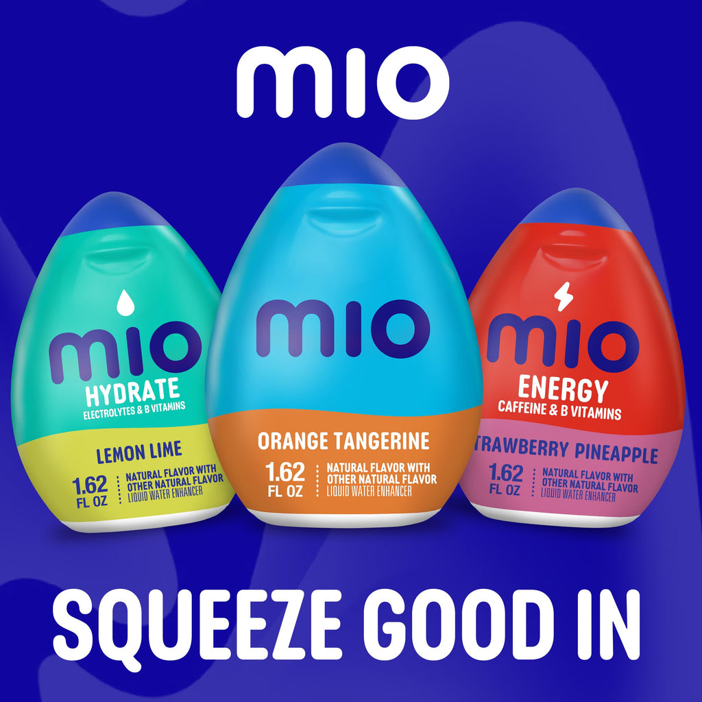 Mio Liquid Water Enhancer 1.62, 2 of Each: Lemon Lime, Berry Blast, Arctic Grape, Orange Tangerine, (8 ct.) | 2 of Each