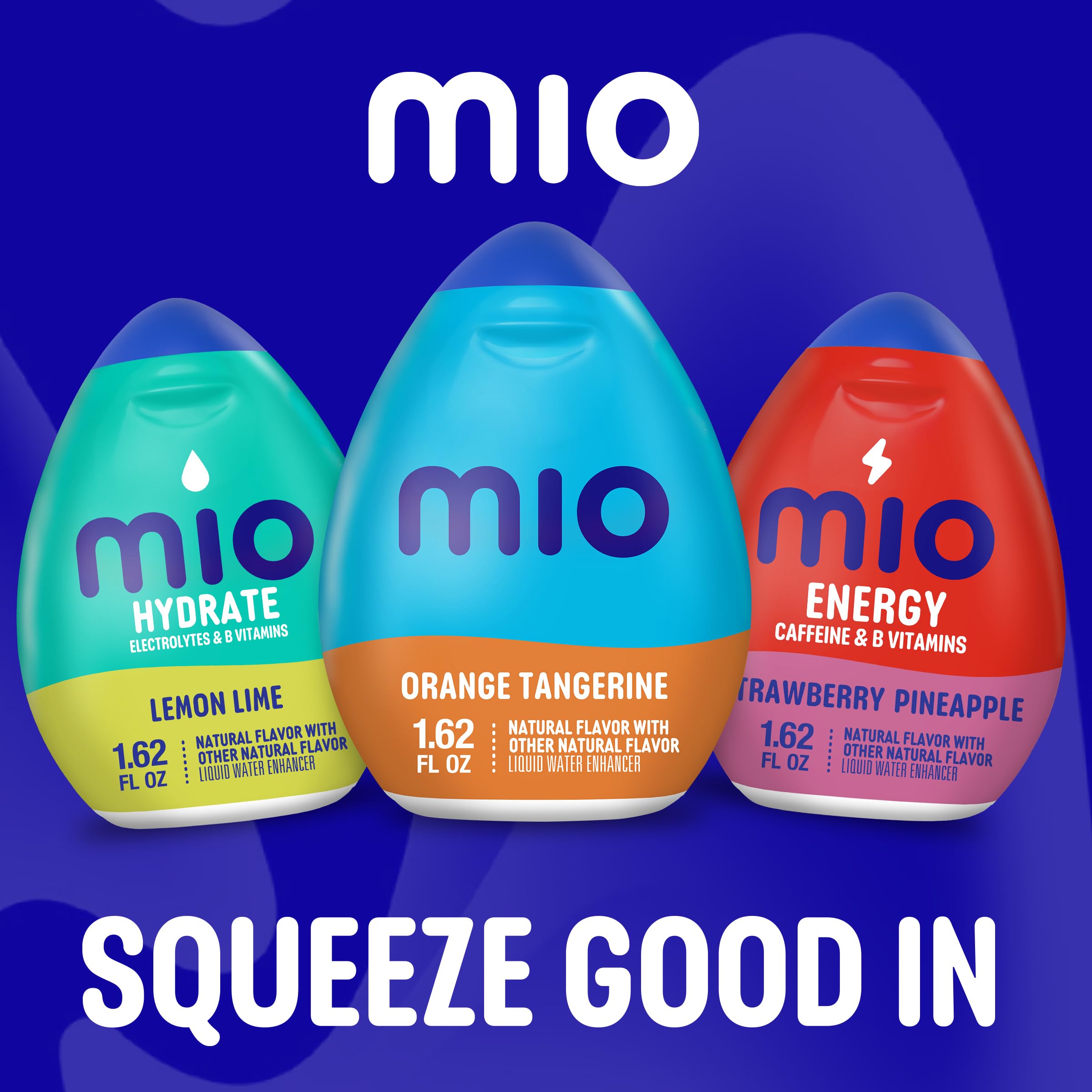 Mio Liquid Water Enhancer 1.62, 2 of Each: Lemon Lime, Berry Blast, Arctic Grape, Orange Tangerine, (8 ct.) | 2 of Each