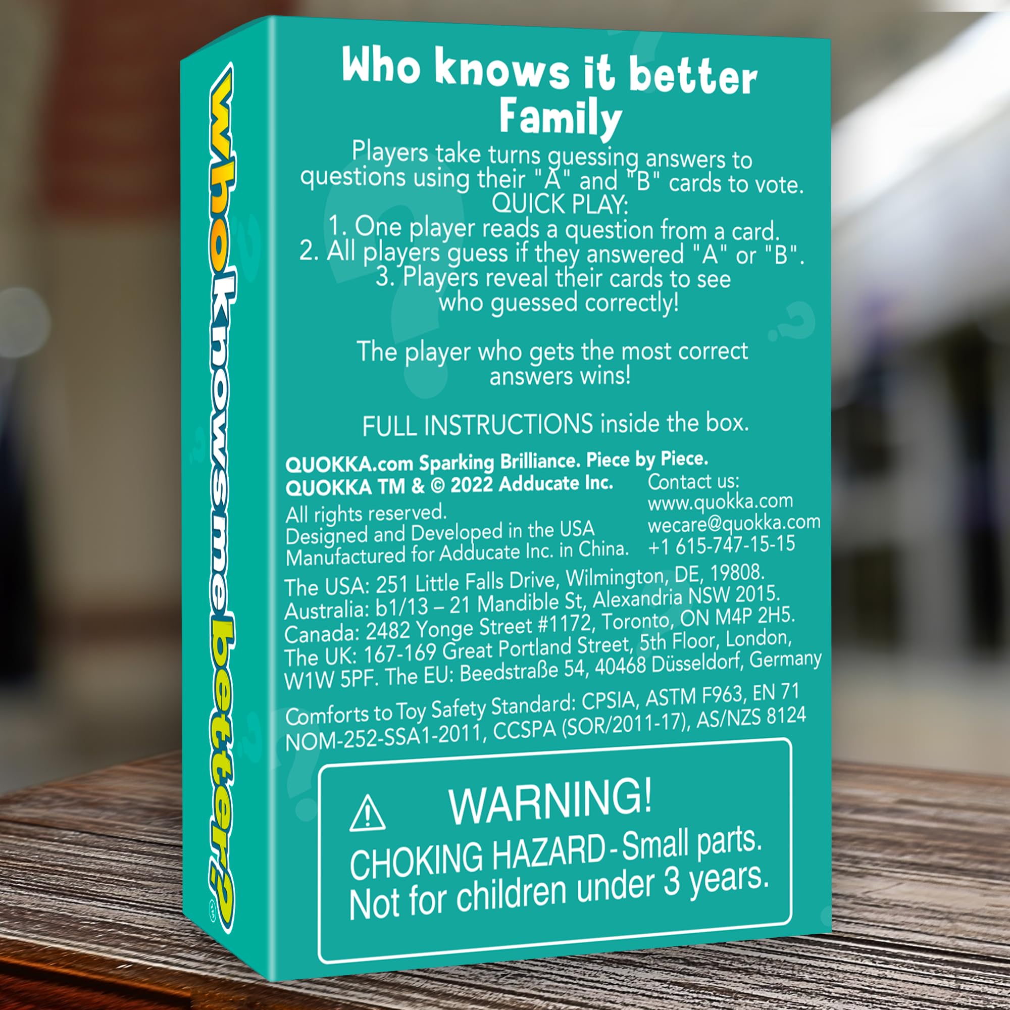 Family Board Games for Kids and Adults - Trivia Card Games for Kids 8-12 and Adults - Who Knows Me Better for Family Game Night - 500+ Facts Questions from Ages 6-8 — Fun Travel Car Activities for 5+
