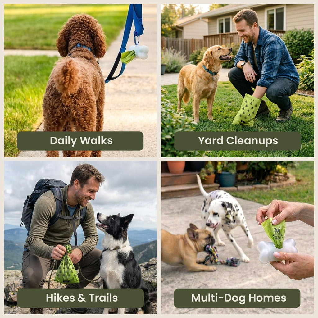 Pogi’s Dog Poop Bags – Leak-Proof & Extra Thick Pet Waste Bags (Fresh Scent, 10 Rolls, 150-Count)