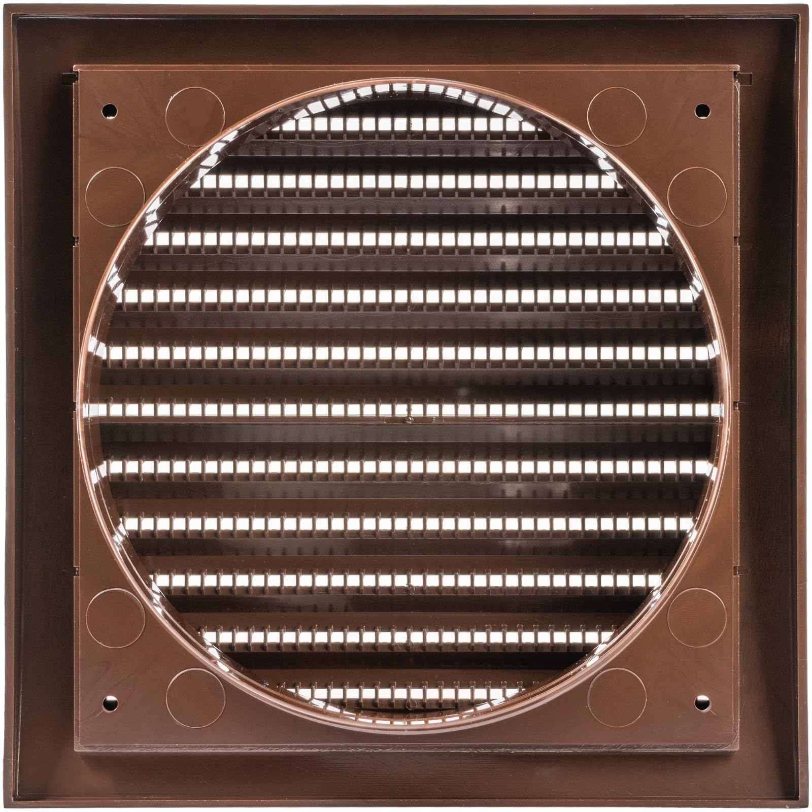 Repa Market 4 Inch Anthracite Dryer Vent Hood/Duct Cover for Walls or Ceiling/ABS Plastic Louvered Air Grille with Built-In Mesh Screen/Exhaust and Dryer Vent Covers for Indoor & Outdoor Use