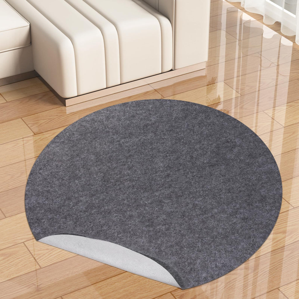 Non-Slip Rug Pads,Round 3 Ft Waterproof Extra Large Area Rugs Non Skid Rug Pad for All Floors and Finishes Durable Hardwood Floor Protective Felt Keeps Rugs in Place, Safe and Secure