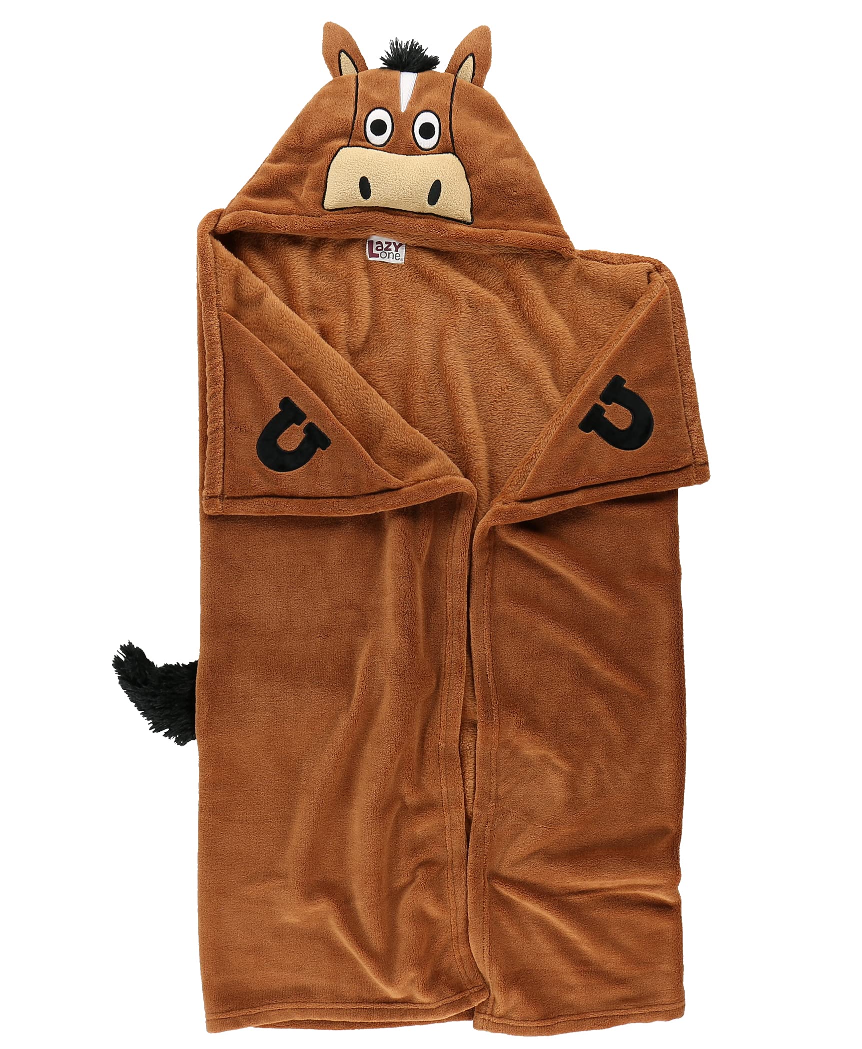 Lazy One Wearable Hooded Blanket for Kids, Animal Hooded Blanket (Bigfoot)