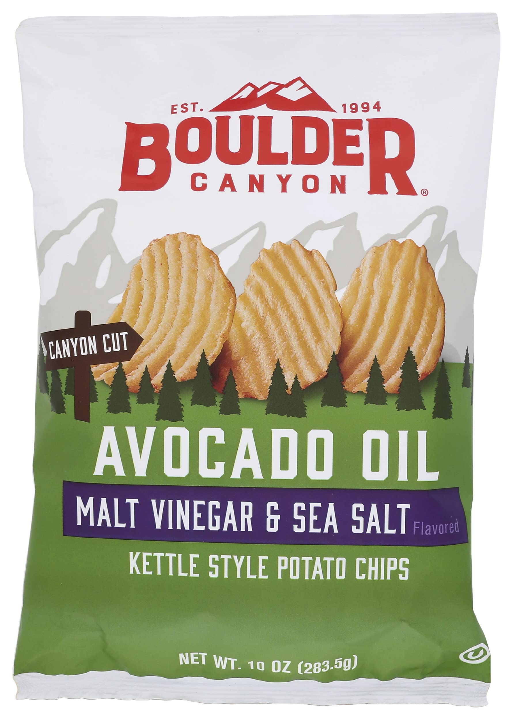 Boulder Canyon Boulder Batch Agave Sriracha Kettle Potato Chips, 5.25 oz - Pack of 12