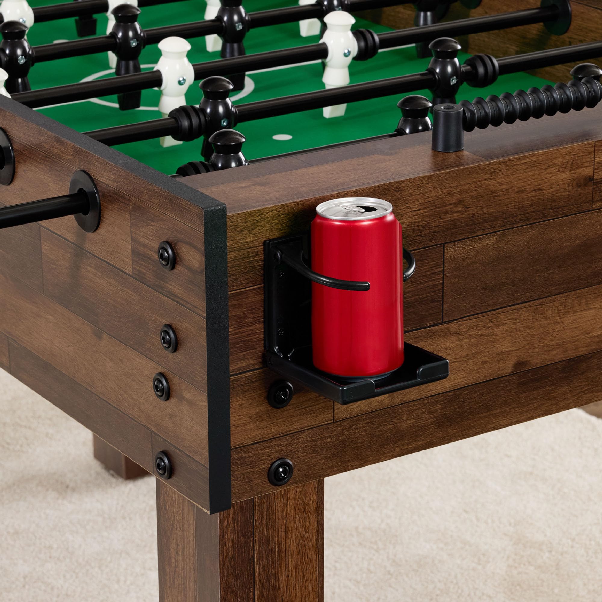 Best Choice Products Full Size 54 Inch Regulation Foosball Table for Home, Game Room - Includes 2 Balls, 2 Cup Holders