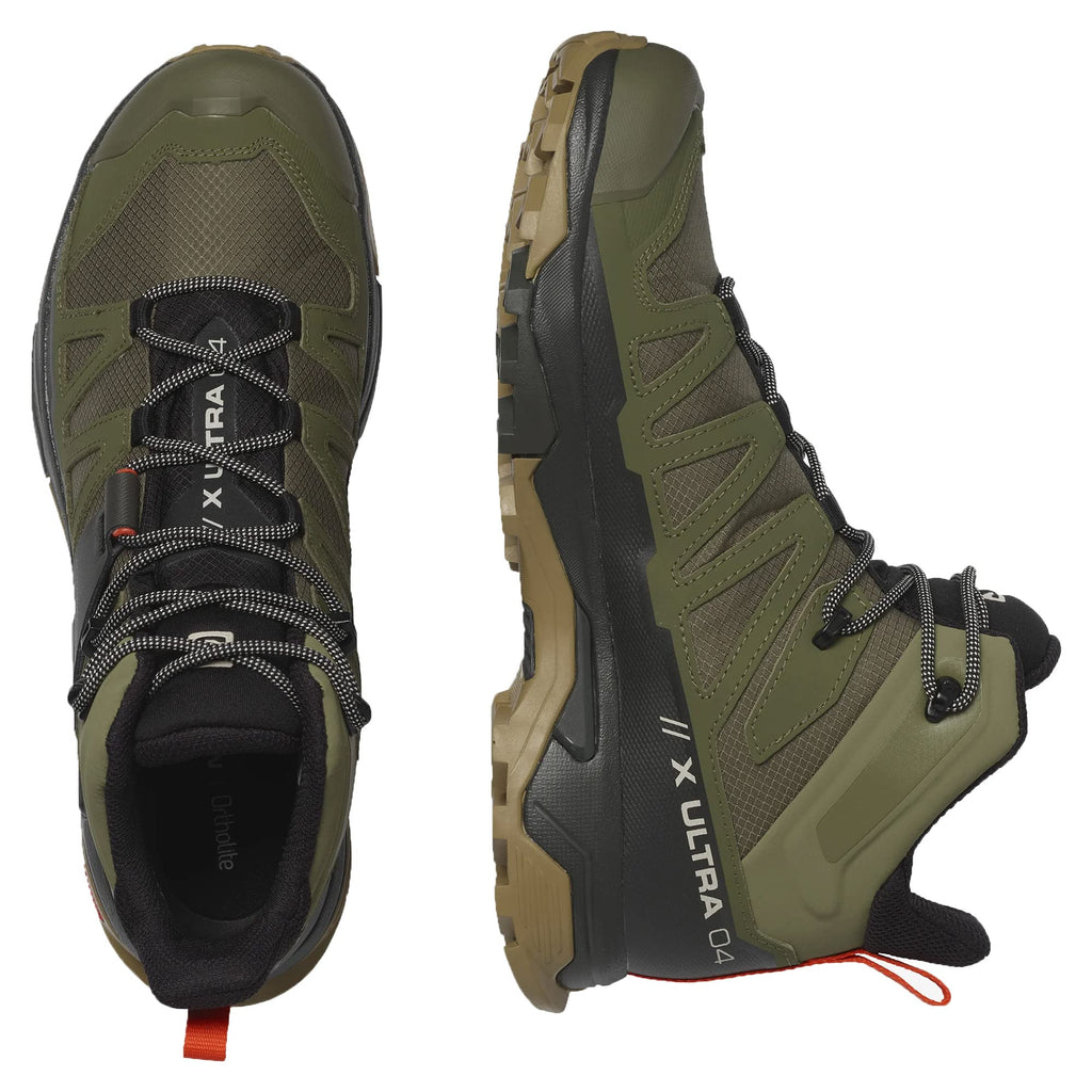 Salomon Mens Salomon Men's X Ultra 4 Mid Gore-tex Hiking Boots for Men
