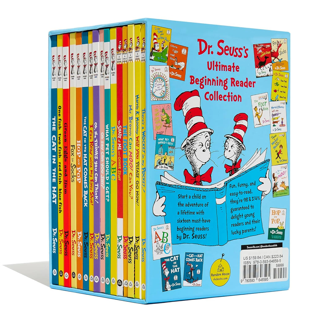 Dr. Seuss's Ultimate Beginning Reader Boxed Set Collection: Includes 16 Beginner Books and Bright & Early Books