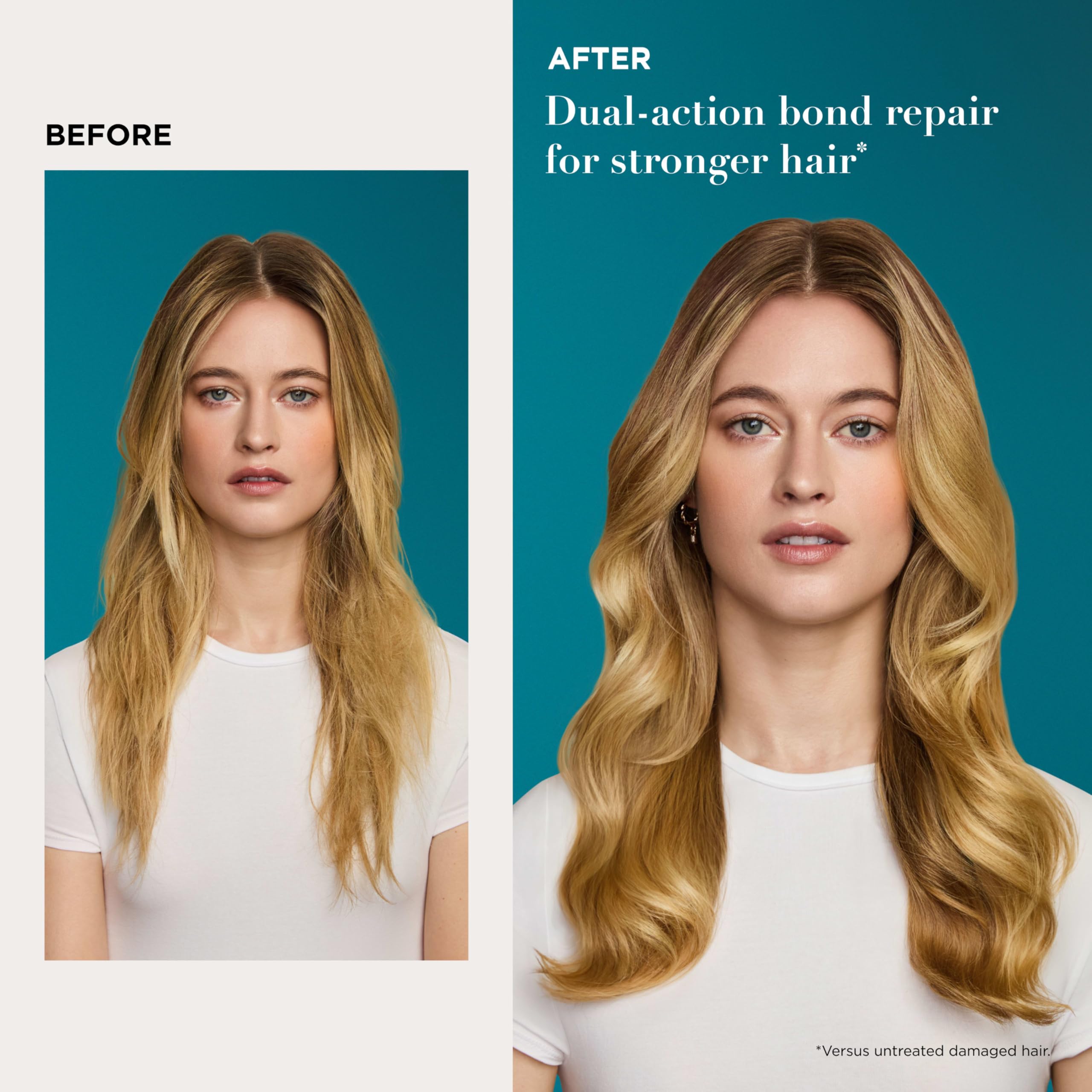 OGX Repair & Protect Bond Protein Repair Conditioner, Lightweight Conditioner Targets Damaged Areas of Hair, Formulated without Parabens, Sulfate-Free Surfactants, 13 fl. oz