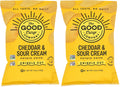 The Good Crisp Company, Chips Potato Crinkle Cut Sour Cream Cheddar, 5.5 Ounce