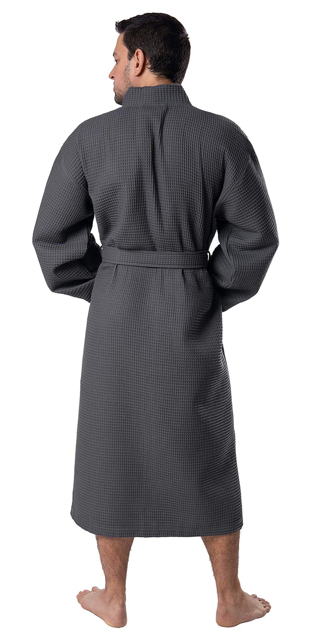 BAGNO MILANO Mens Robes, Waffle Robes For Men, Turkish Cotton Mens Bathrobes