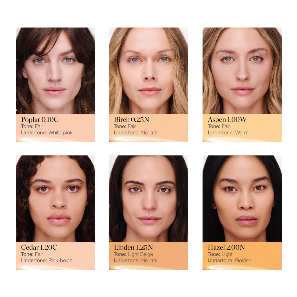 Ogee Complexion Perfecting Liquid Foundation - Lightweight Tinted Moisturizer For Face (Acacia 12.25C - Deep, Red Undertones) - with Vitamin C & Jojoba Oil - Certified Organic & Made in USA