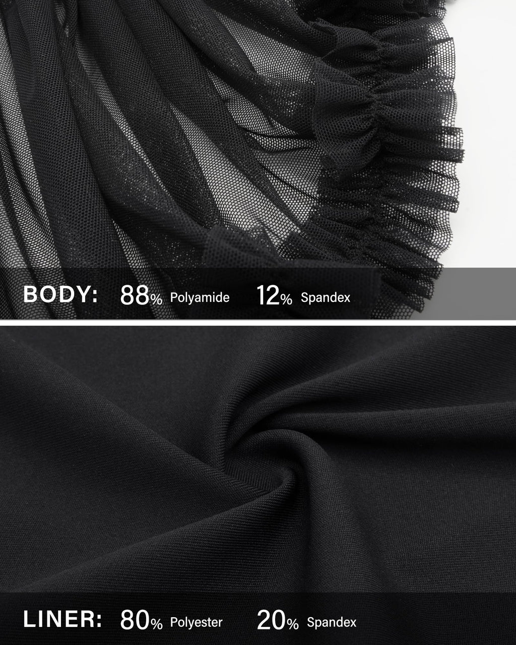 Stelle Women's High Waist Athletic Skorts with Shorts Pockets Ruffle Hem Flowy Skirts Mini Tiered Short Skirt Casual Summer