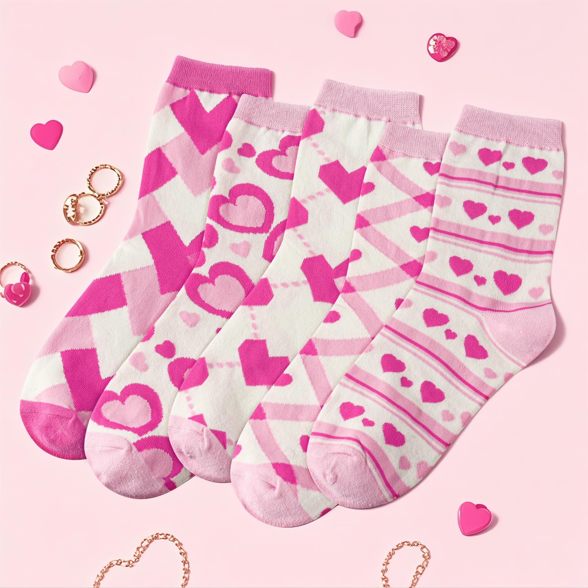 Jeasona Women's Cute Socks Funny Christmas Birthday Gifts for Women Mom Teenage Girls
