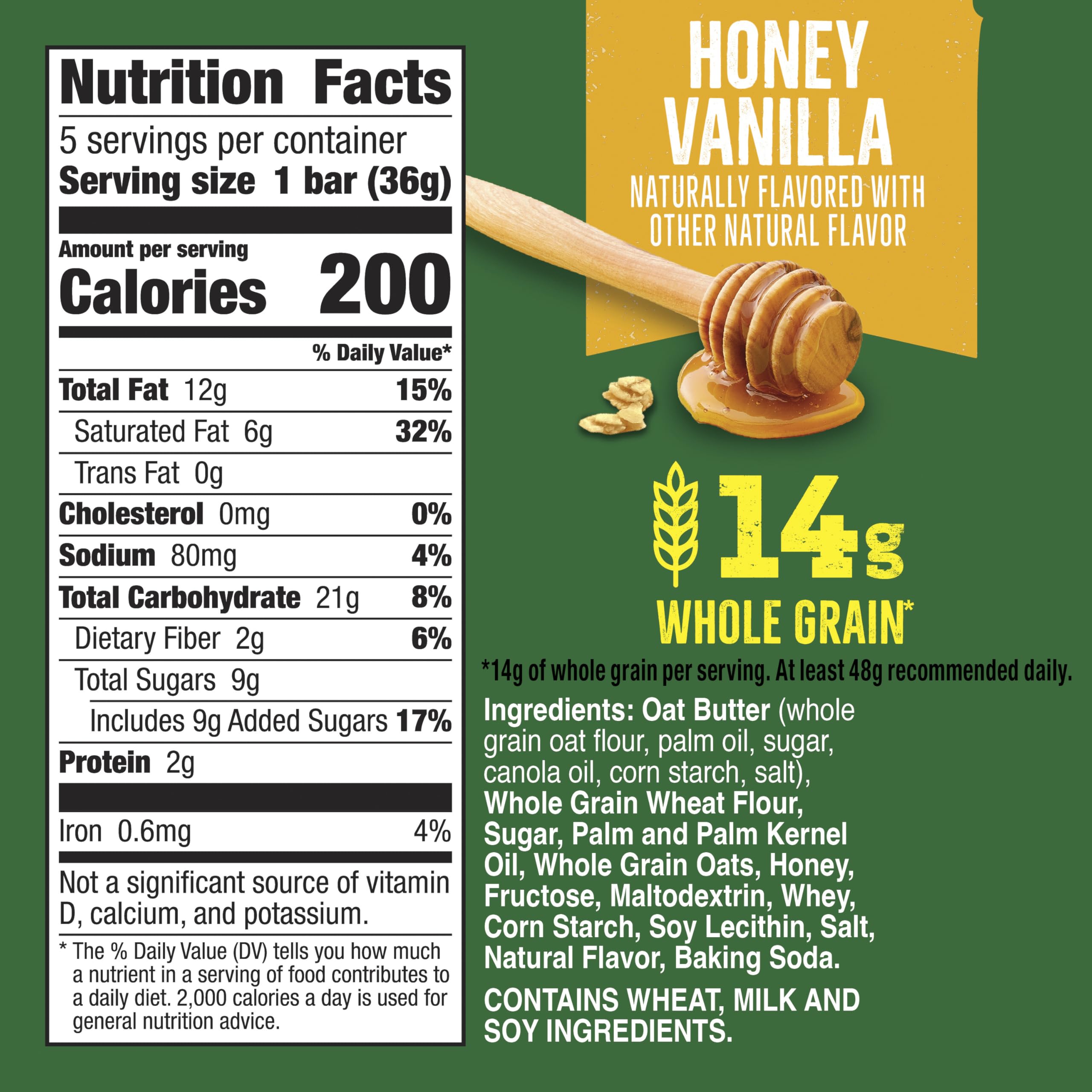 Nature Valley Crispy Creamy Wafer Bars, Blueberry, Whole Grain, 5 Bars, 6.5 oz
