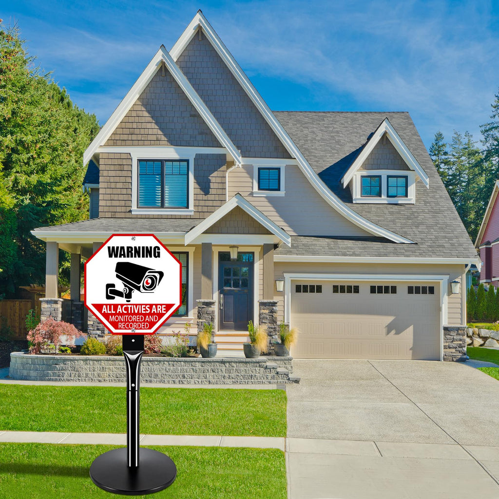 Heavy Duty Parking Sign Base Cast Iron 48" Parking Sign Post, Heavy Duty Cast Iron Sign Holder Base, Movable Sign Stand Suitable for Hanging Warning, Notice, Guiding Sign Display Stand (Black)