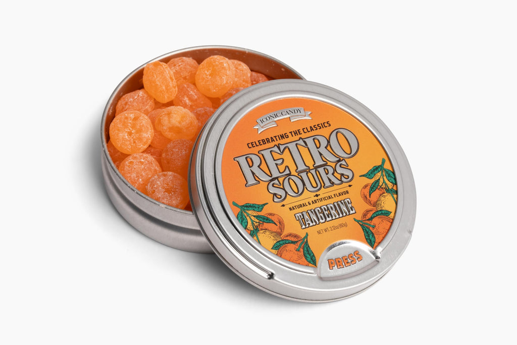Retro Sours | Hard Tangy Candy | Brought To You By Iconic Candy (1, Red Apple)