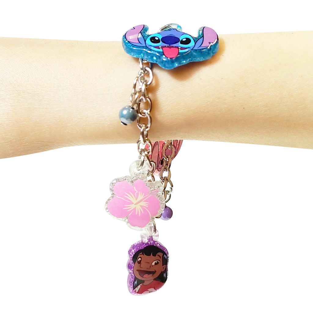 LUV HER 7" Minecraft Bracelet with 4 Metal Charms - Minecraft -Ages 3+