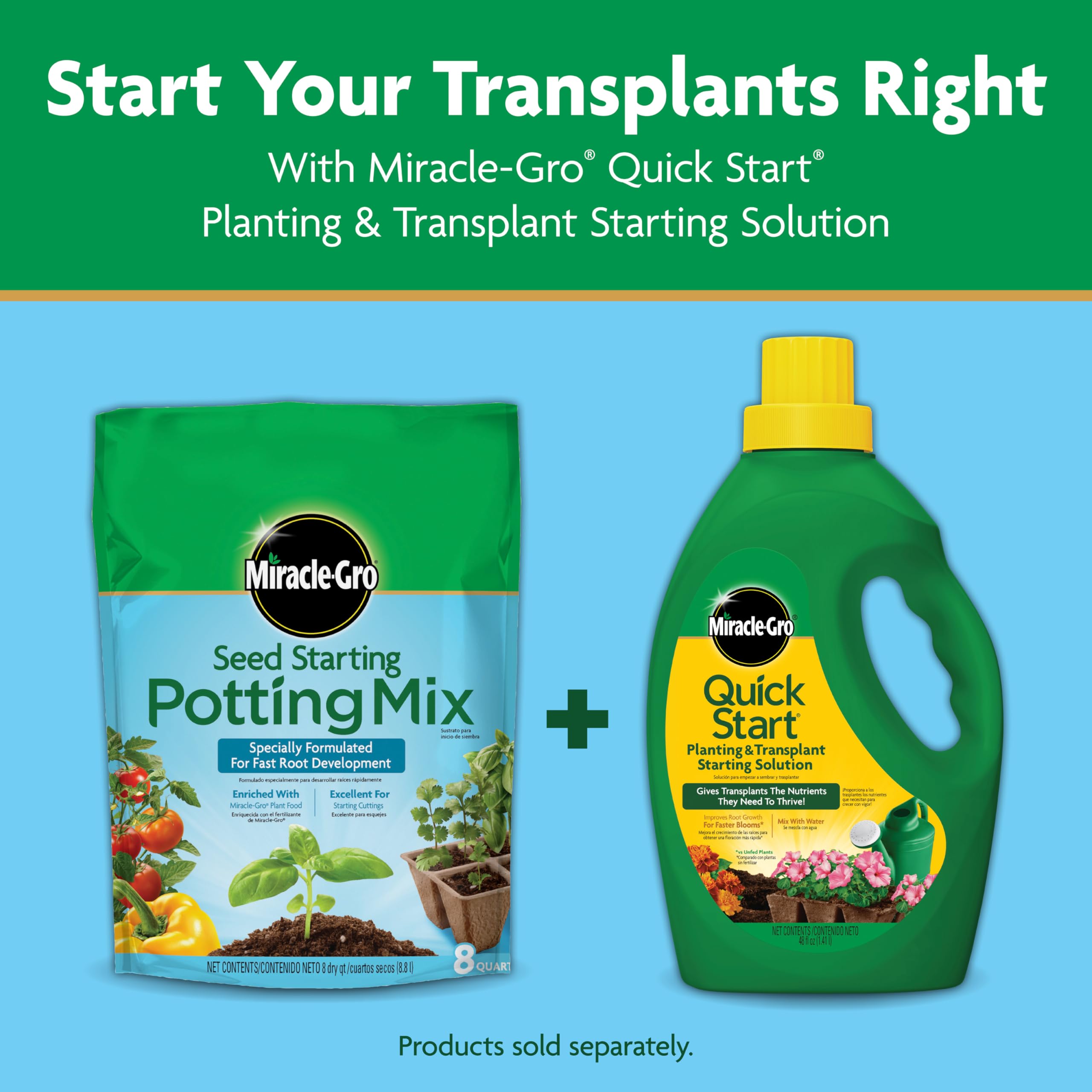 Miracle-Gro Seed Starting Potting Mix, 8 qt.