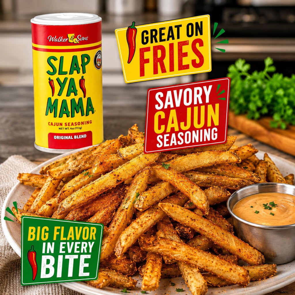 Slap Ya Mama Cajun Seasoning from Louisiana, Original Blend, No MSG and Kosher, 4 Ounce