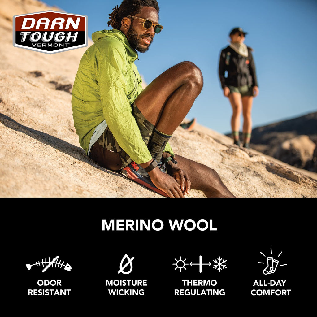 Darn Tough Vermont Men's Willoughby Micro Crew Lightweight with Cushion Sock (Style 5003)