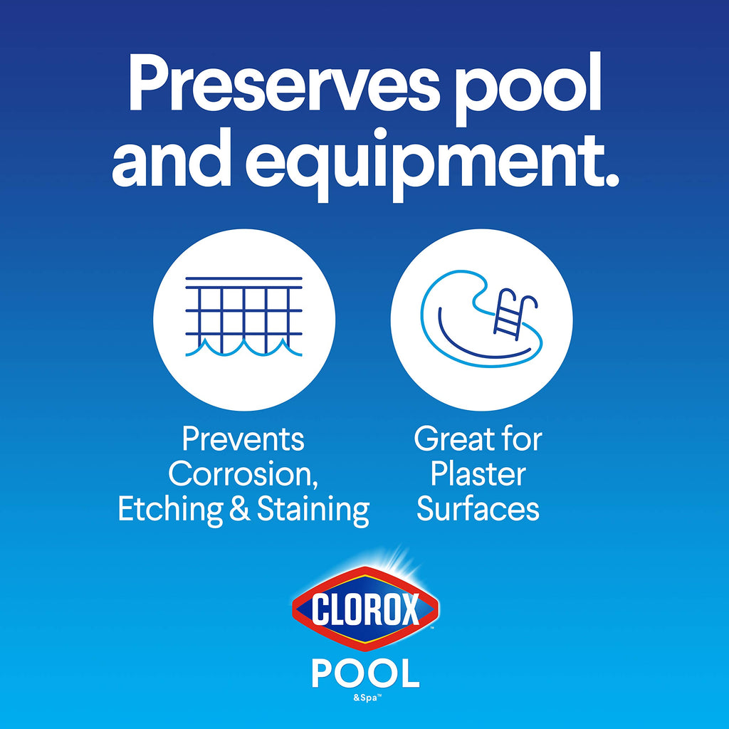 Clorox® Pool&Spa™ Swimming Pool Calcium Hardness Increaser, Prevents Corrosion, Etching and Staining, 4LB (Pack of 1)