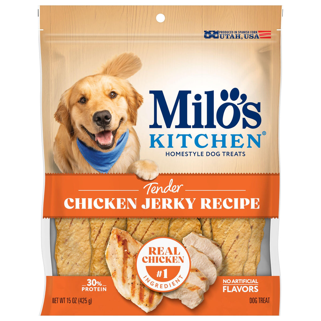 Milo's Kitchen Homestyle Dog Treats, Beef Sausage Slices, 10 Ounce, High Protein, No Artificial Flavors