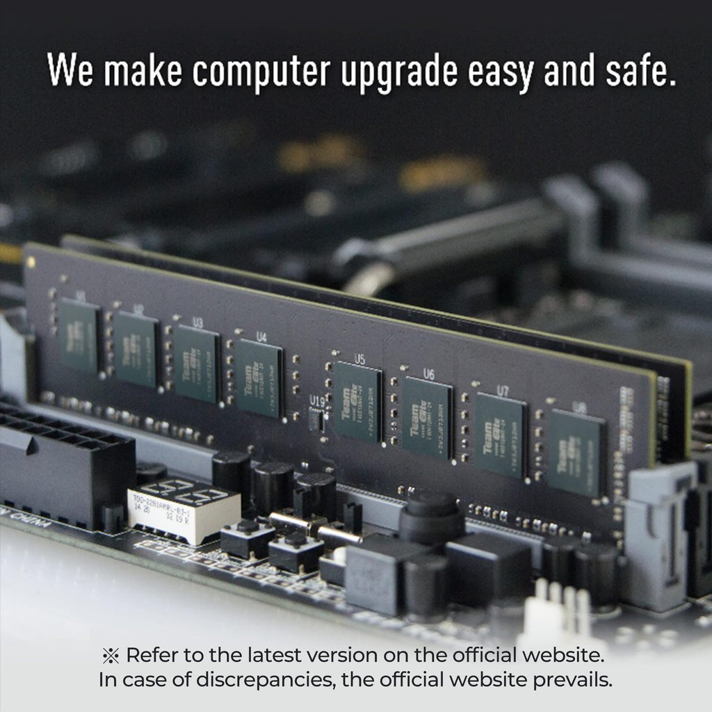 TEAMGROUP Elite DDR4 8GB Single 2666MHz PC4-21300 CL19 Unbuffered Non-ECC 1.2V UDIMM 288 Pin PC Computer Desktop Memory Module Ram - TED48G2666C1901