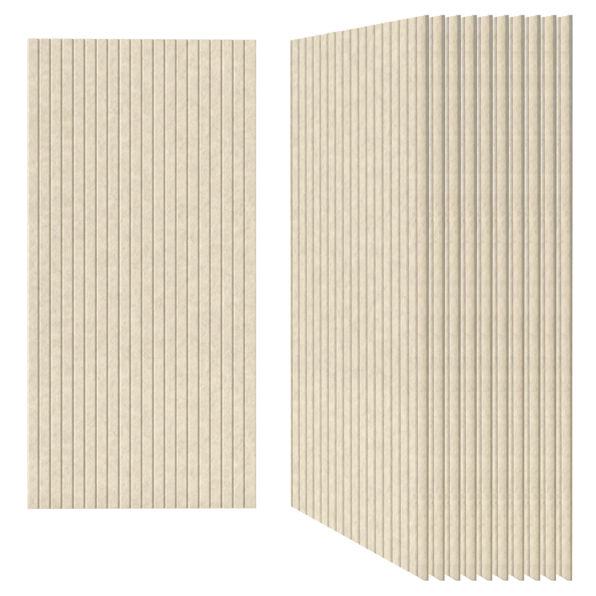 Art Acoustic Panels for Wall,5 Pack Sound Absorbing Panels,47.2” x 23.6” Soundproof Wall Panels,High-Density Acoustic Wall Panels,Decorative Sound Panels with Wood-Look