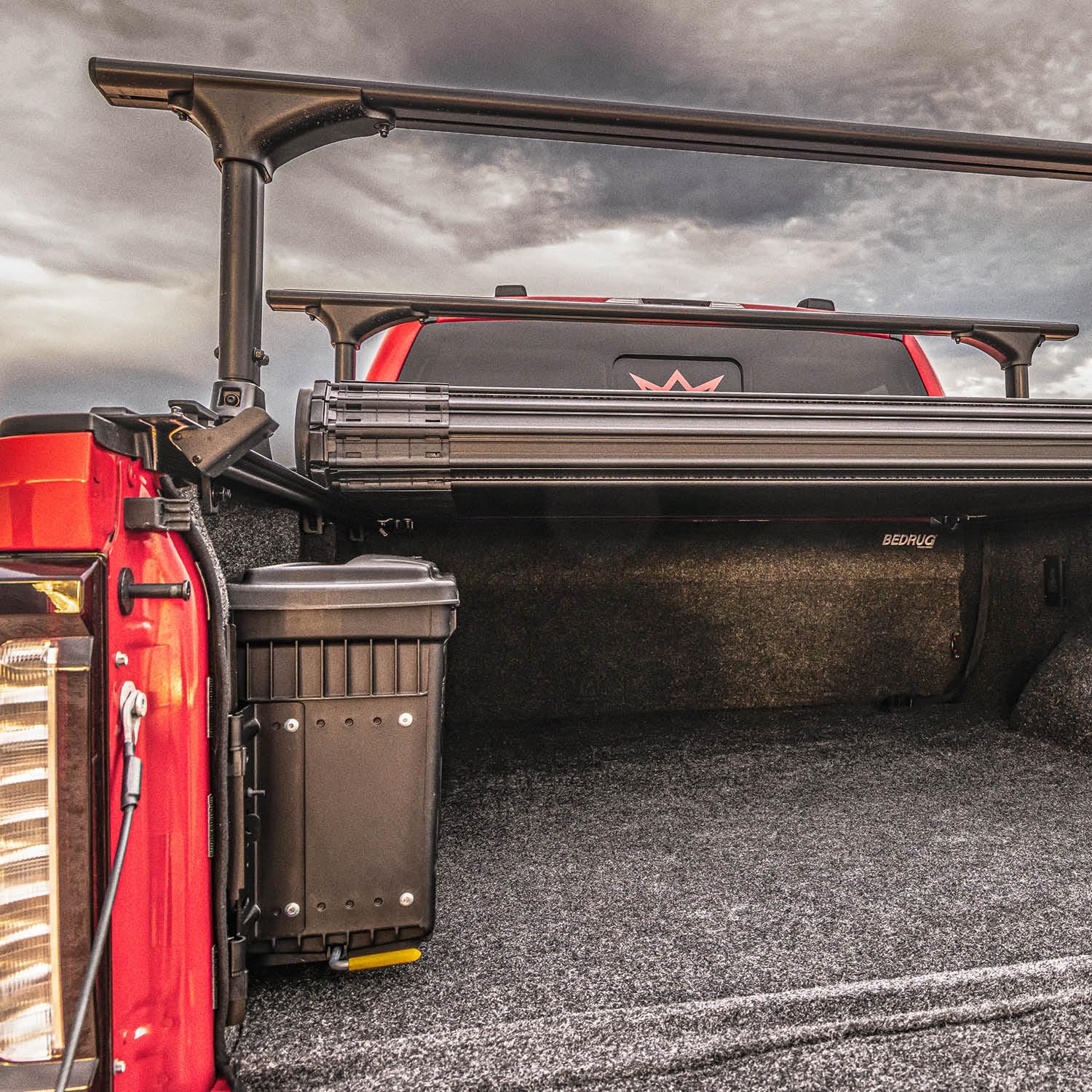 RealTruck BAK BAKFlip F1 Hard Folding Truck Bed Tonneau Cover | 772133 | Fits 2020-2026 Chevy/GMC Silverado/Sierra 2500/3500HD 6' 10" Bed (82.2")