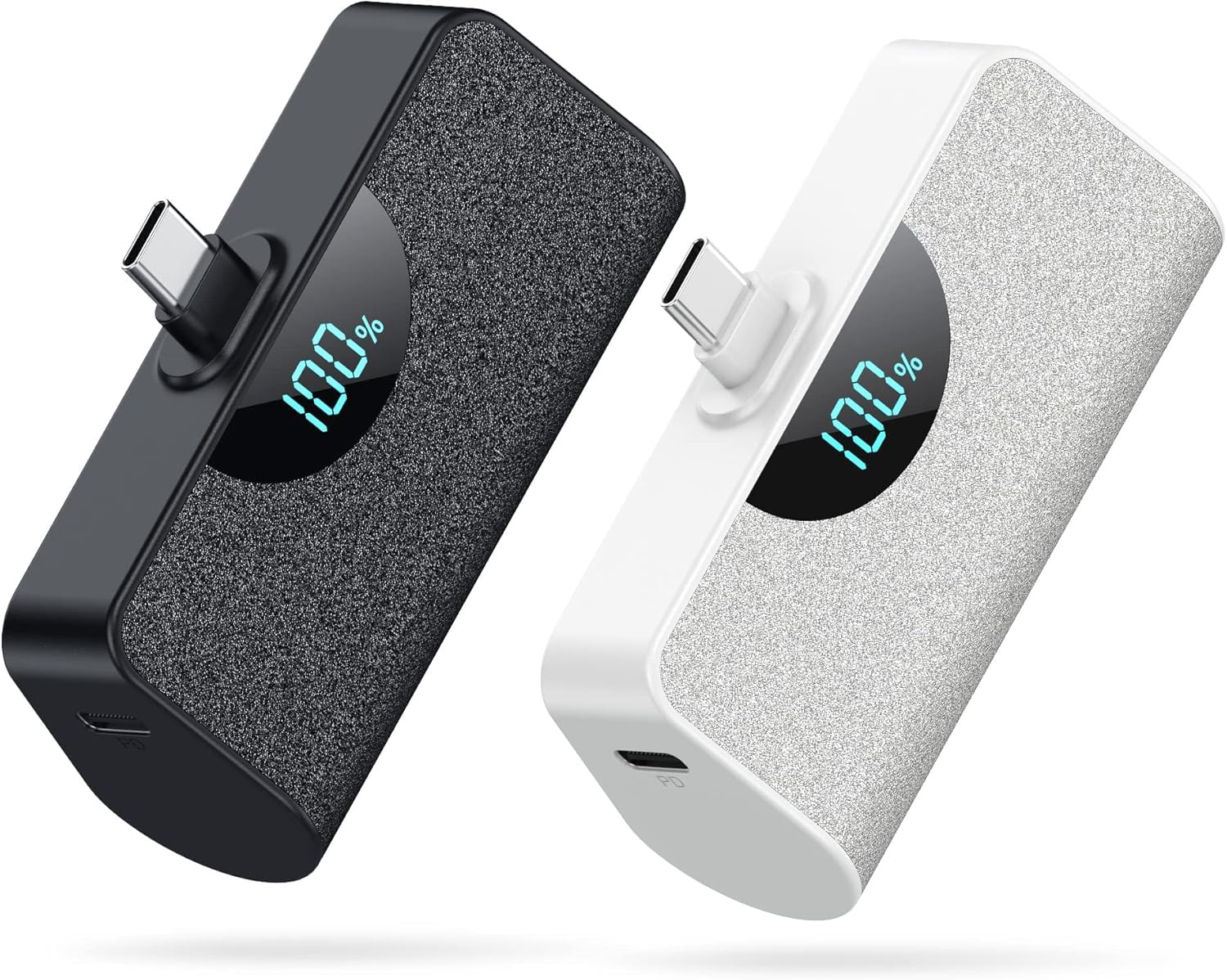 [2-Pack]Portable Charger for iPhone 17/16/15,Mini Power Bank 5000mAh PD USB C Portable Phone Charger,Travel Essential Battery Pack for iPhone 17/17 Air/16/16 pro/15/15 pro Max/Android/Samsung/Moto/LG