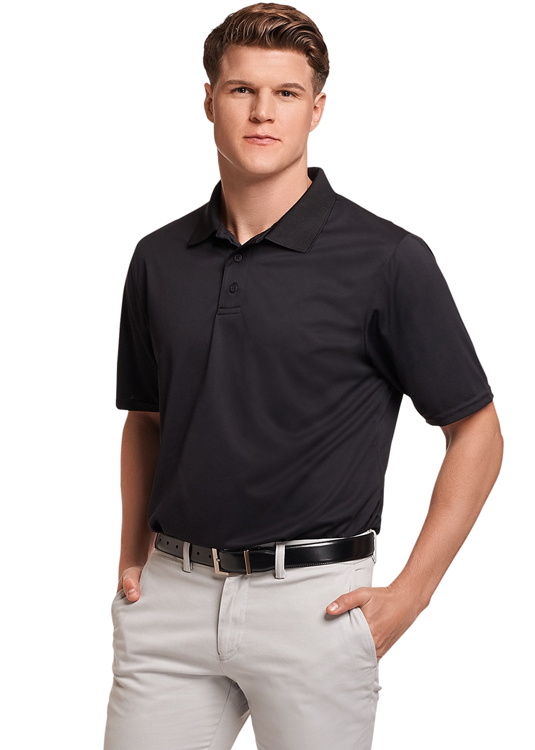 Russell Athletic Mens Dri-Power Performance Polo | Premium Dri-fit Polo Shirt for Men