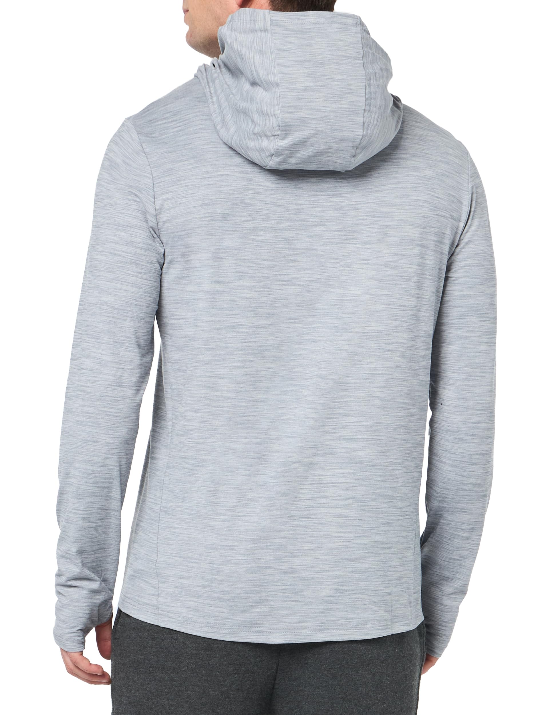 Amazon Essentials Men's Long Sleeve Quick Dry Performance Tech Hooded Workout T-Shirt
