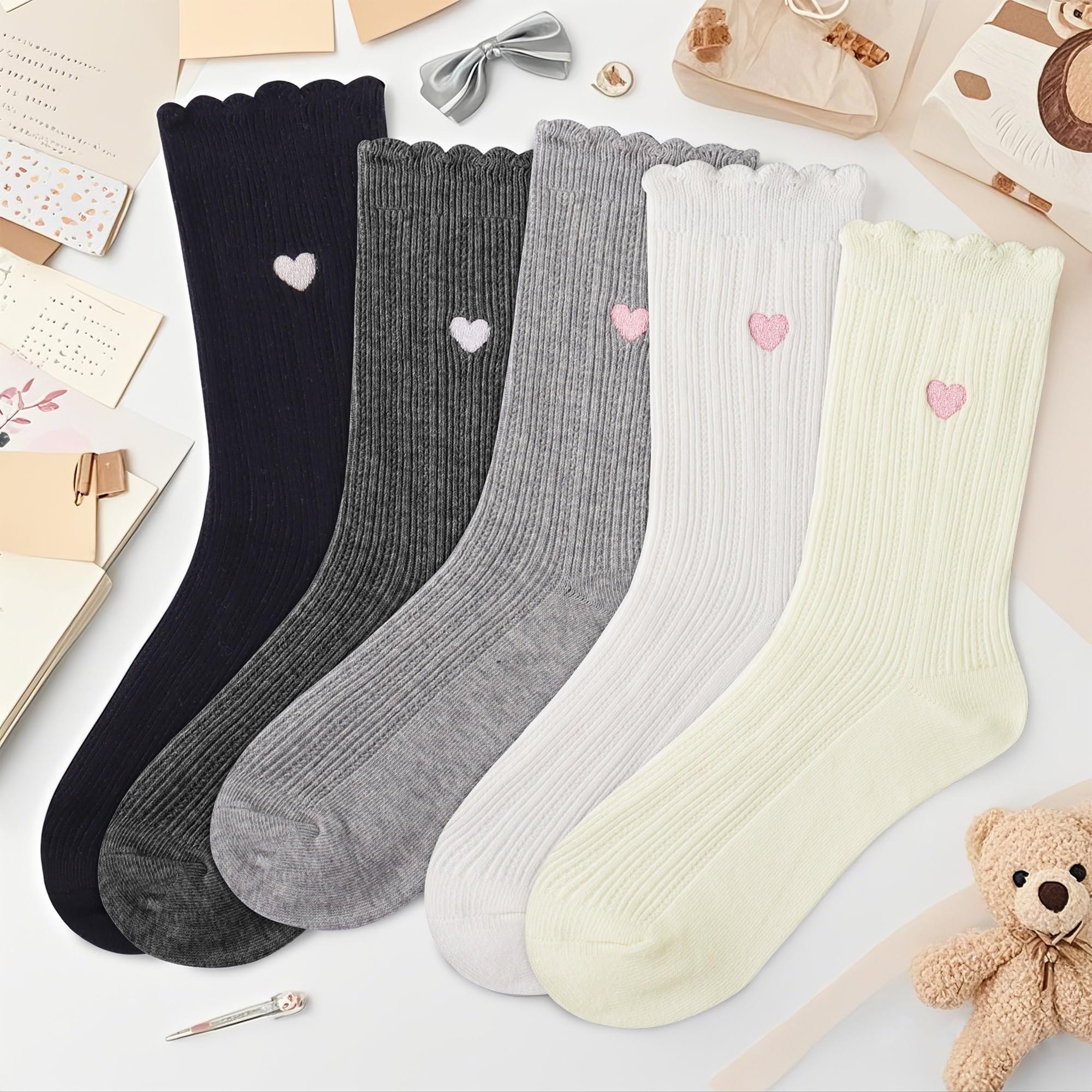 Jeasona Women's Cute Socks Funny Christmas Birthday Gifts for Women Mom Teenage Girls