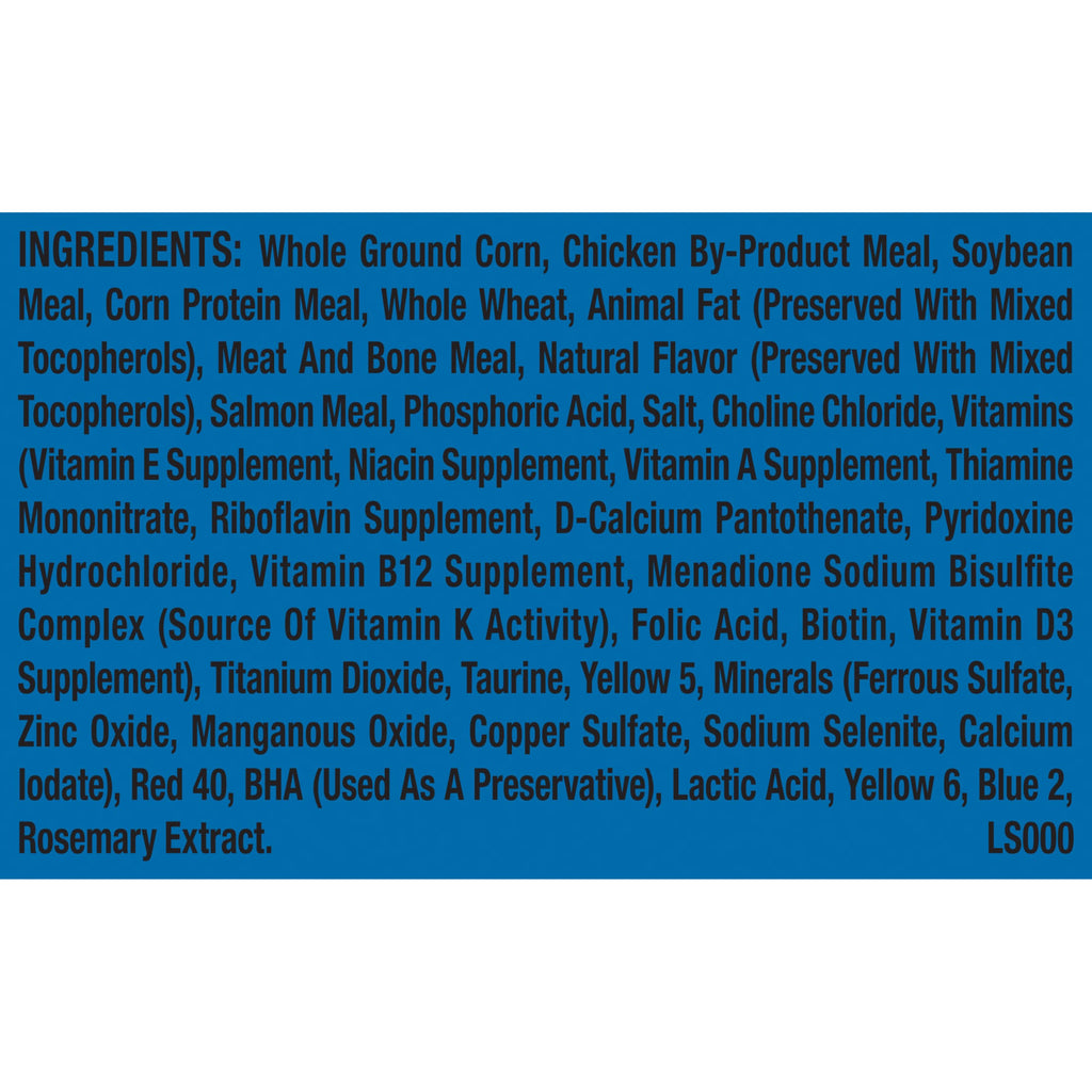 9Lives Daily Essentials Dry Cat Food for Adult Cats with Chicken, Beef & Salmon Flavors, 3.15 lb. Bag (Pack of 4)